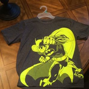 Neon Green Batman Under Armour Shirt